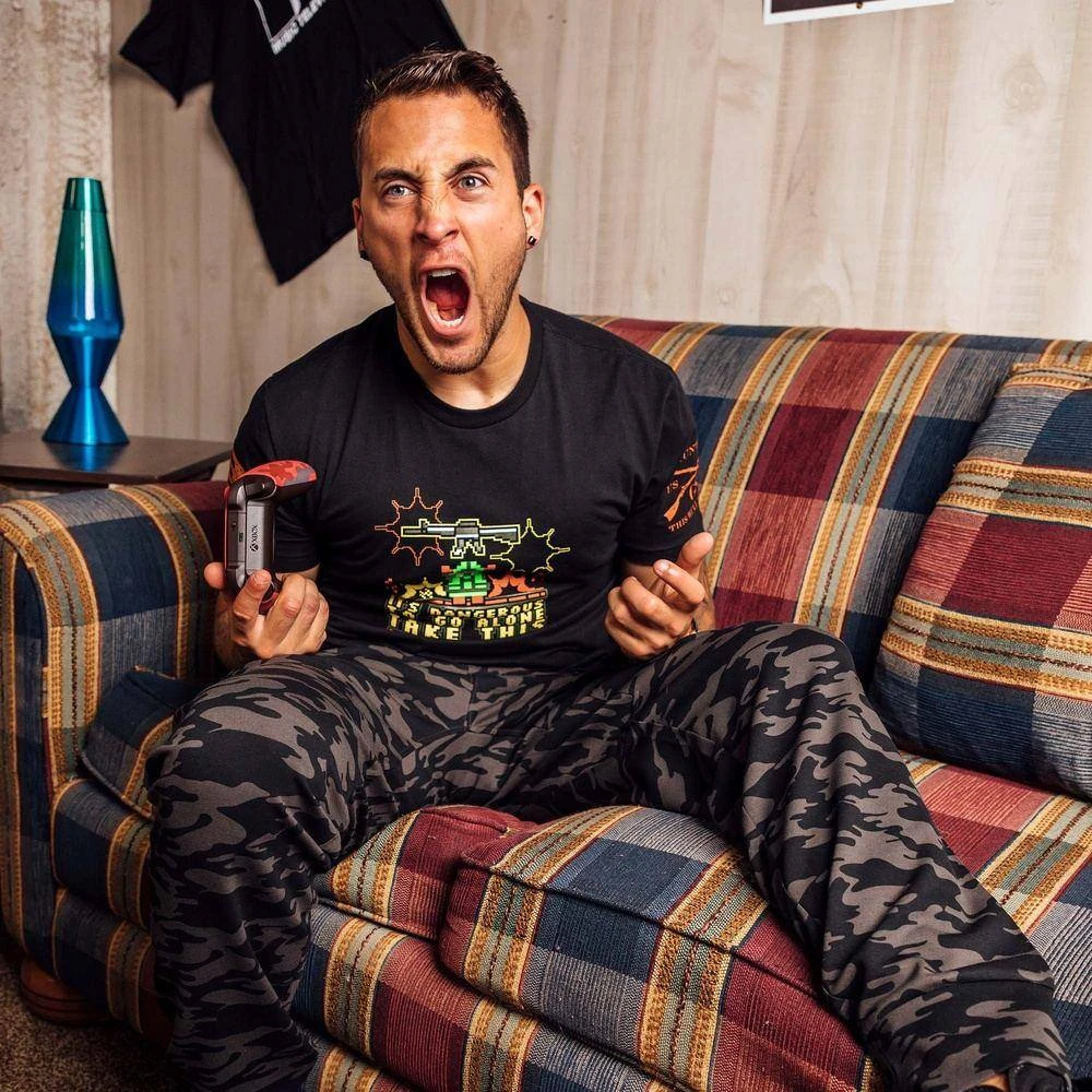 Men's Lightweight Lounge Jogger 2.0 - Black Camo - Image 4