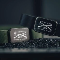 Accessories Grunt Style X Groove Life™ Belt - Black On Black