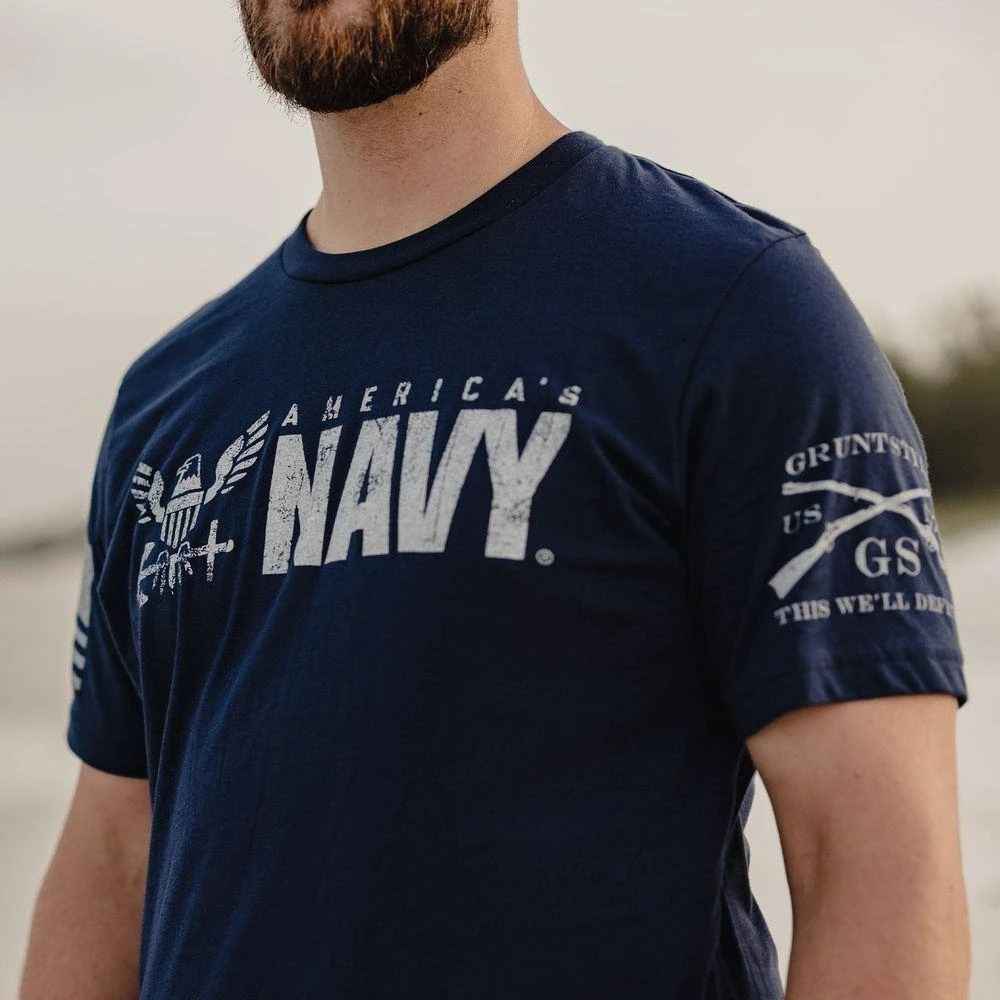 USN - Ship Happens 2.0 T-Shirt - Navy - Image 4