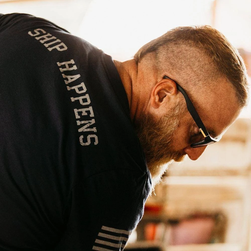 USN - Ship Happens 2.0 T-Shirt - Navy - Image 5