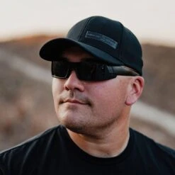 Accessories Black On Black Stretch Fit Hat