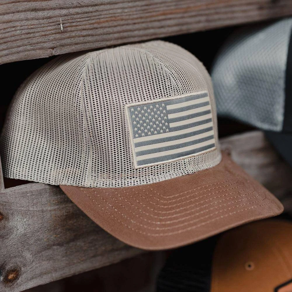 Accessories American Flag Mesh Crown Snapback - Image 7