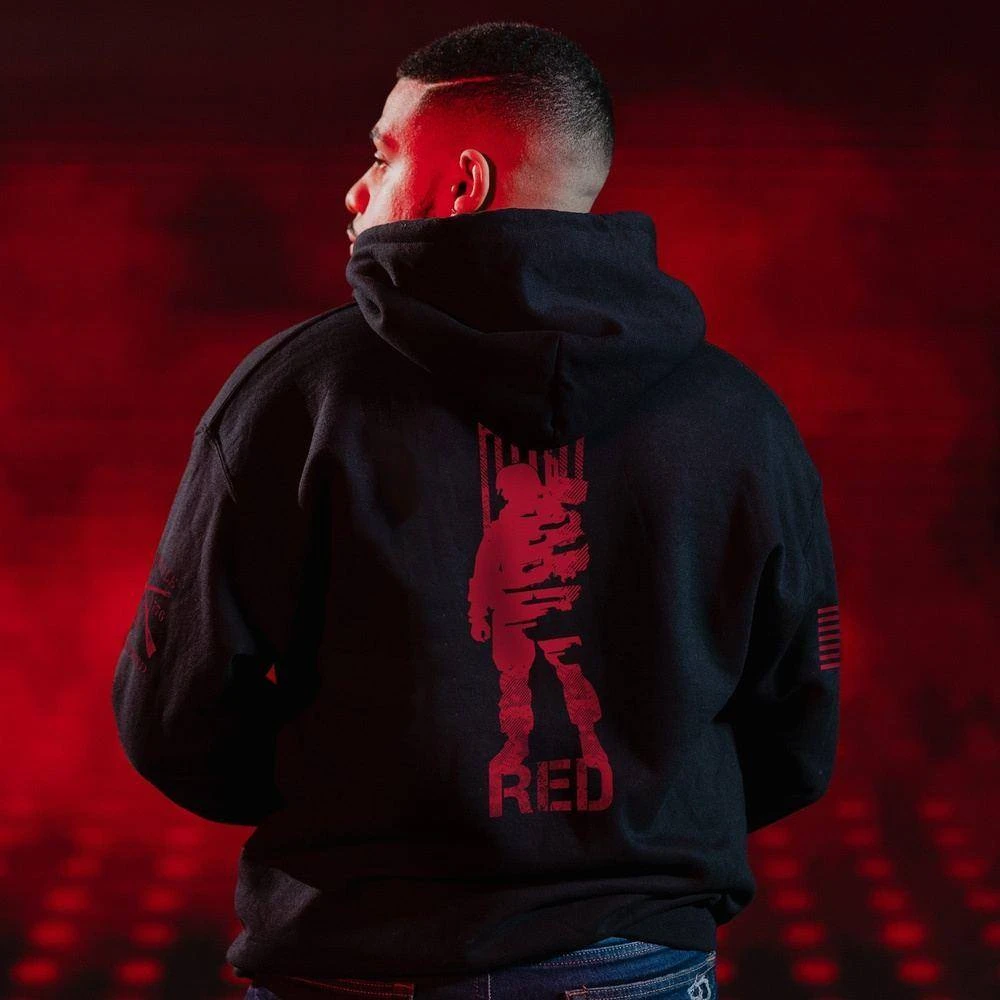 R.E.D. All Forces Hoodie - Black - Image 2