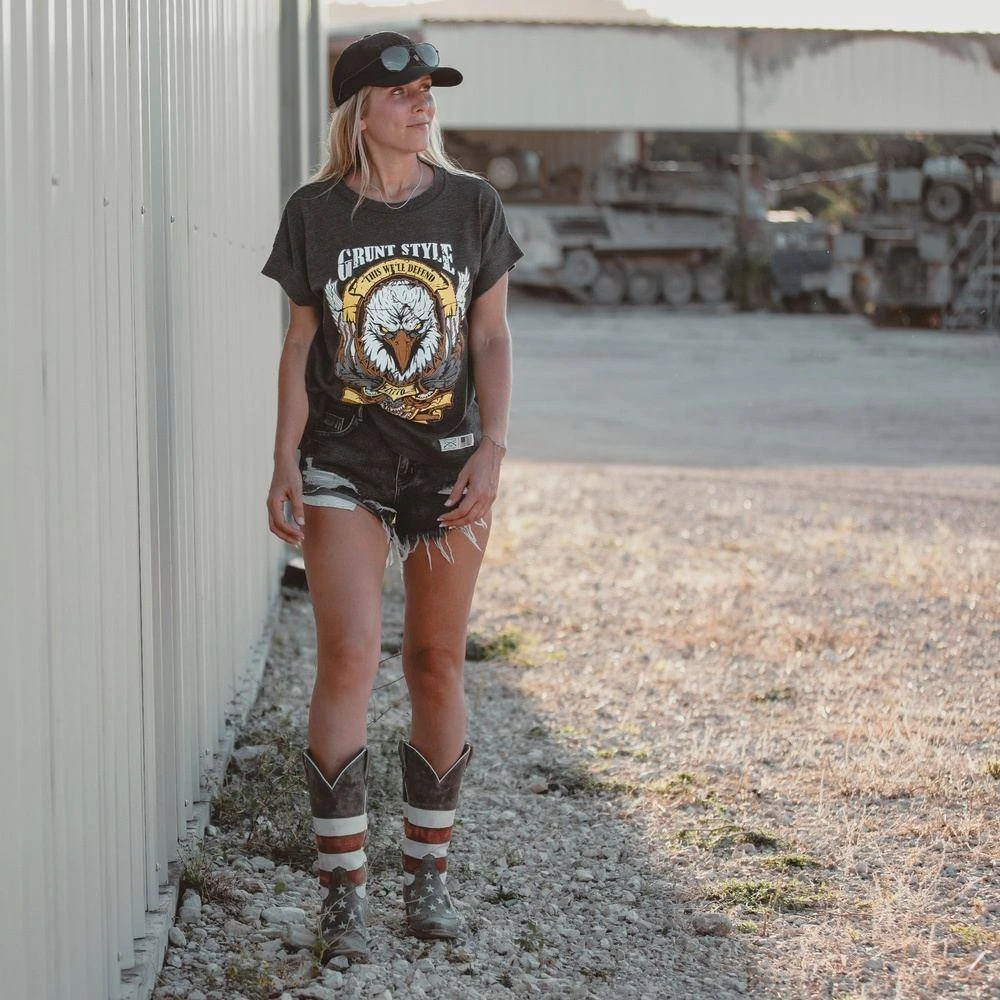 Women's Easy Rider Vintage Fit T-Shirt - Washed Black - Image 4