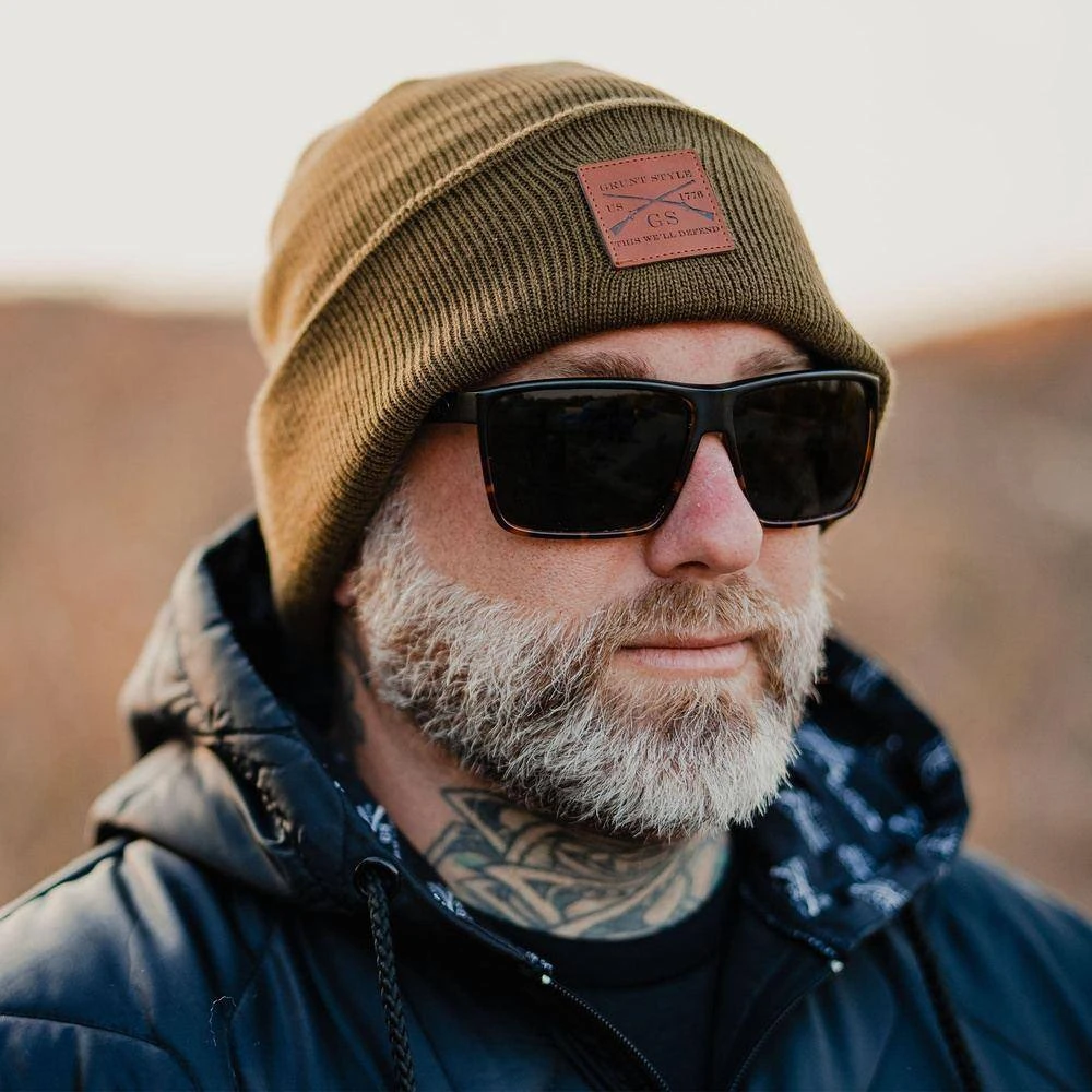 Accessories Cuffed Beanie - Military Green