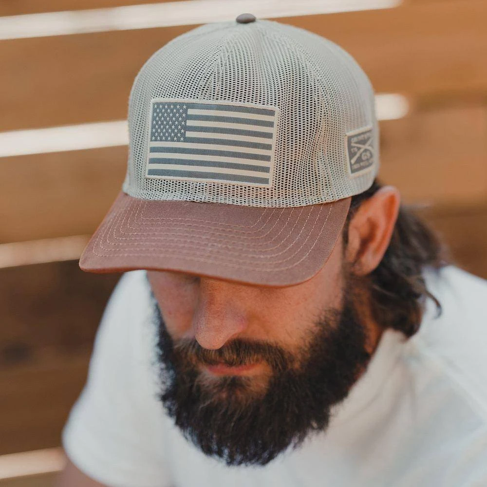 Accessories American Flag Mesh Crown Snapback - Image 4
