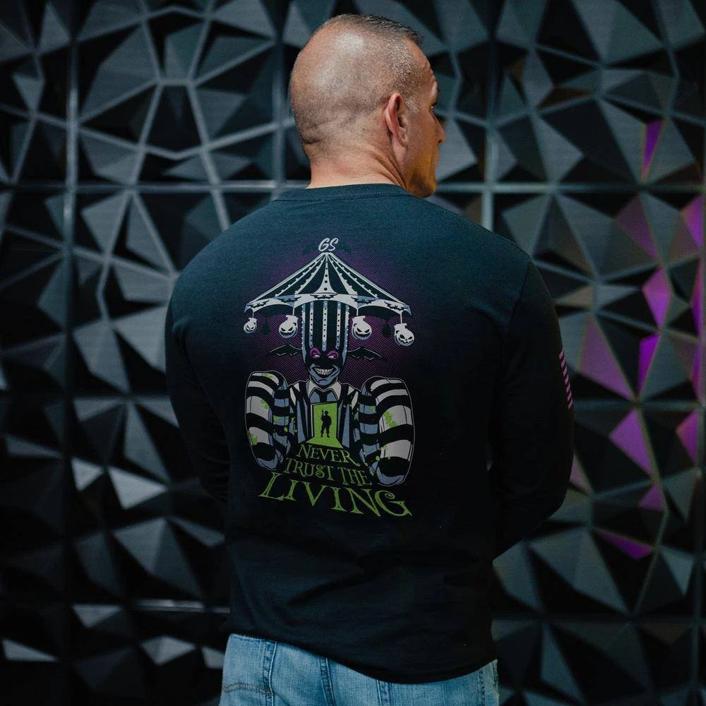 Never Trust The Living Long Sleeve - Black - Image 3