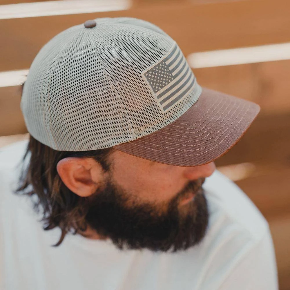 Accessories American Flag Mesh Crown Snapback - Image 5