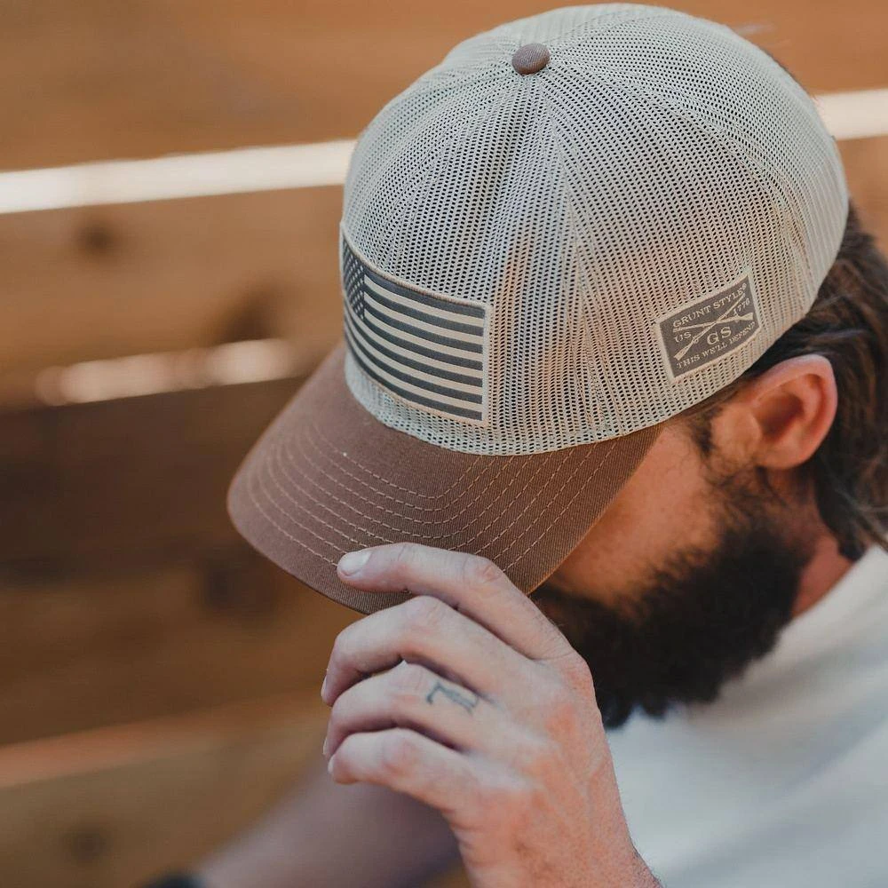 Accessories American Flag Mesh Crown Snapback - Image 6