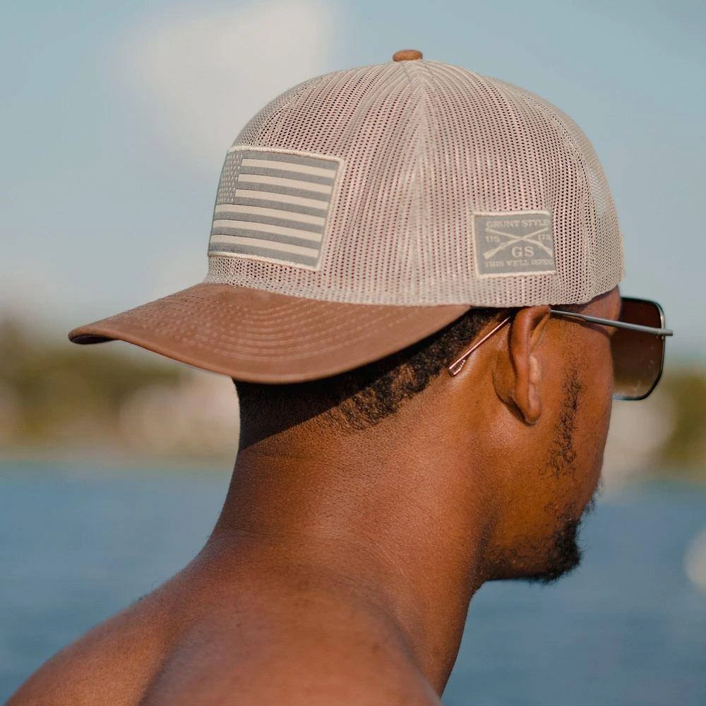 Accessories American Flag Mesh Crown Snapback - Image 2