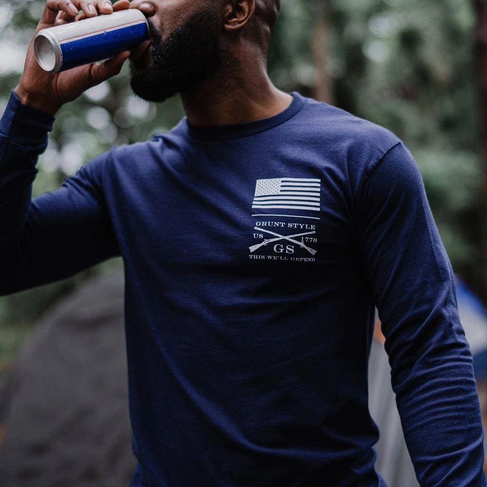 Ethos Long Sleeve - Navy - Image 5