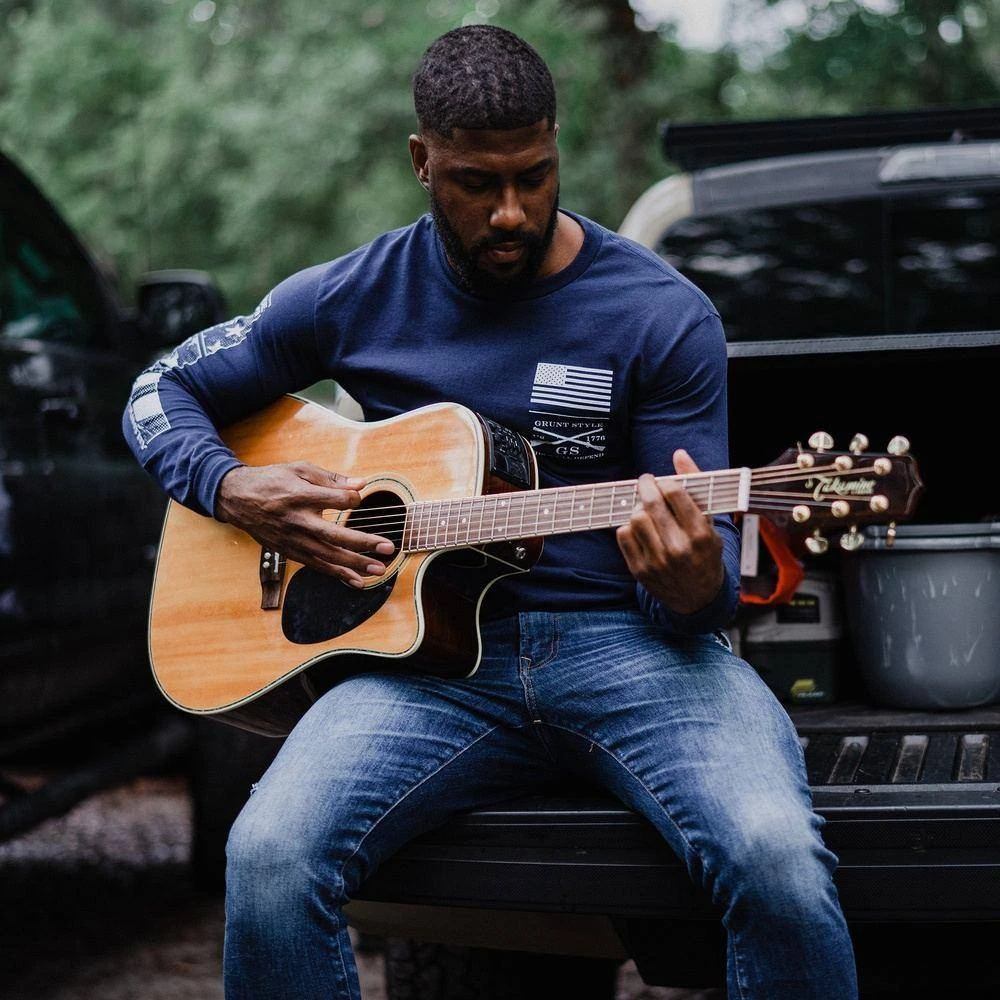 Ethos Long Sleeve - Navy - Image 4