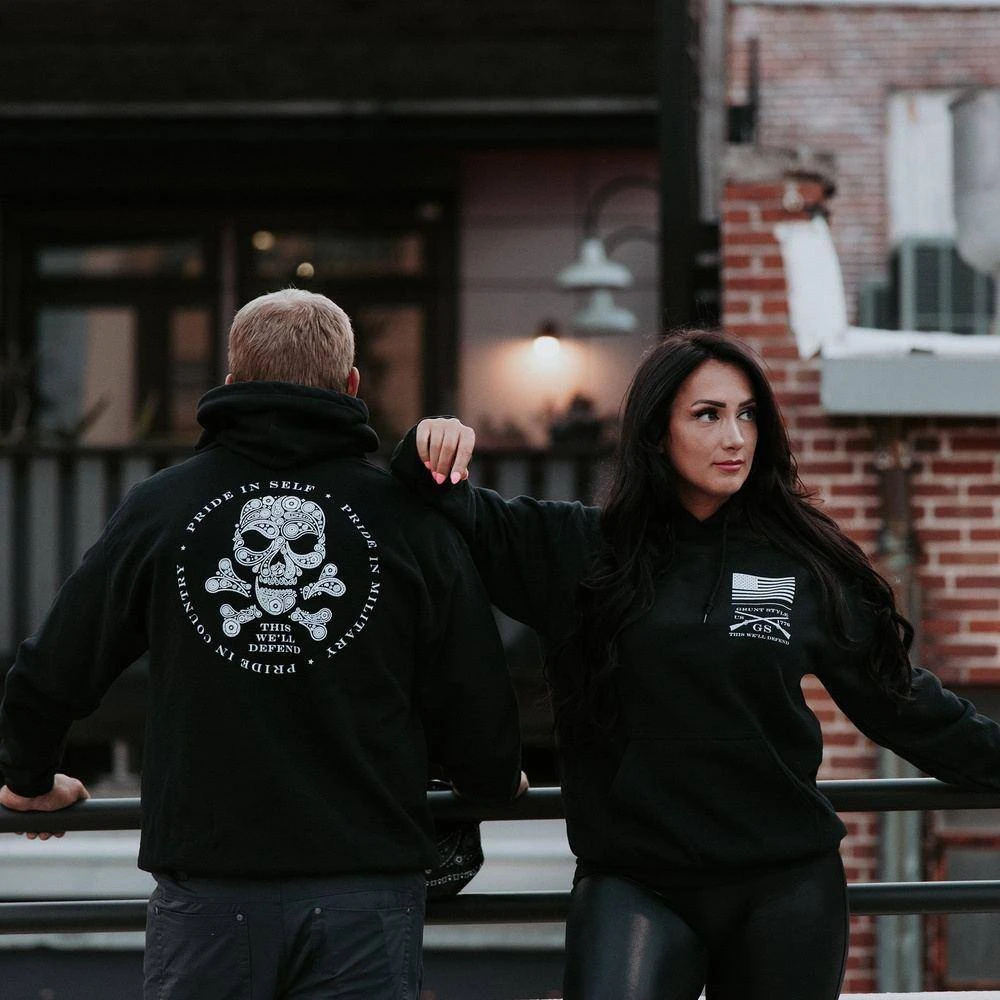 Death Paisley Hoodie - Black - Image 2