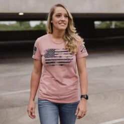 Women's Vintage American T-Shirt - Desert Pink