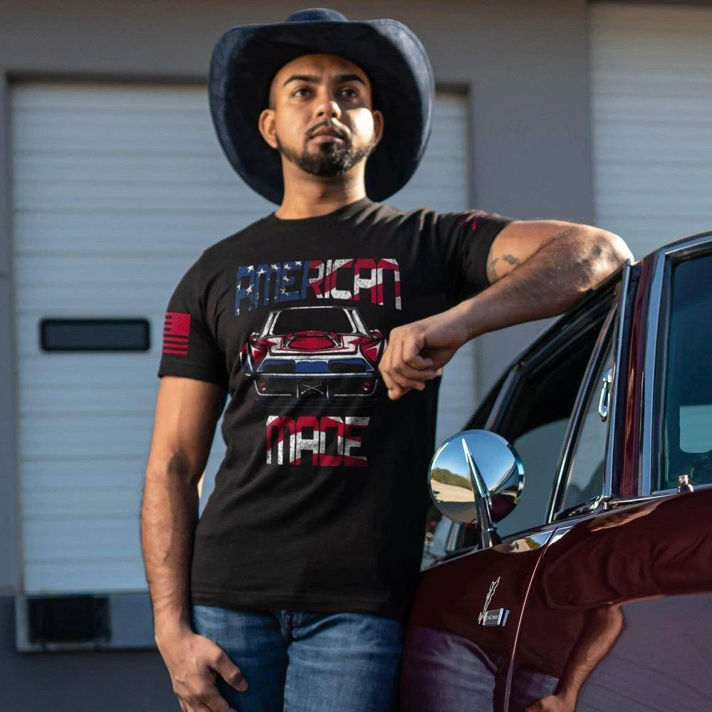 American Made T-Shirt - Black - Image 4