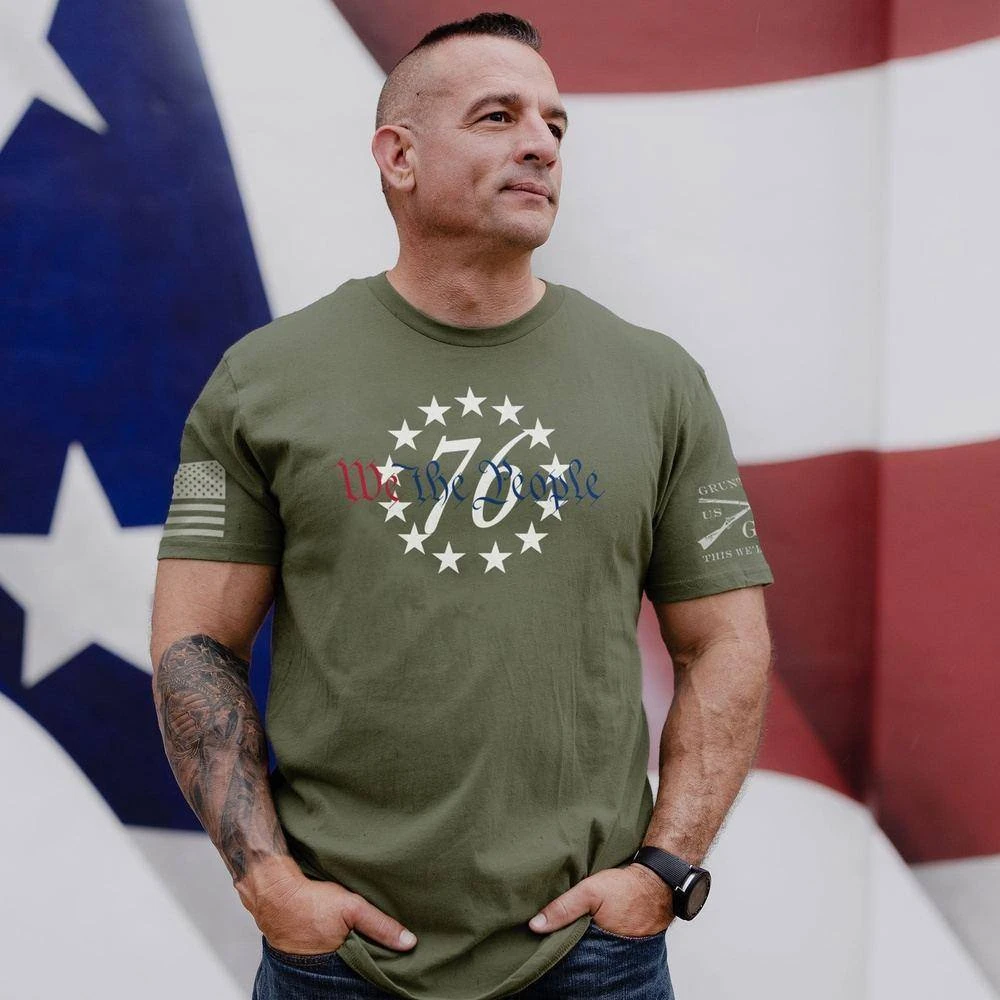 76 We The People T-Shirt - Military Green - Image 2