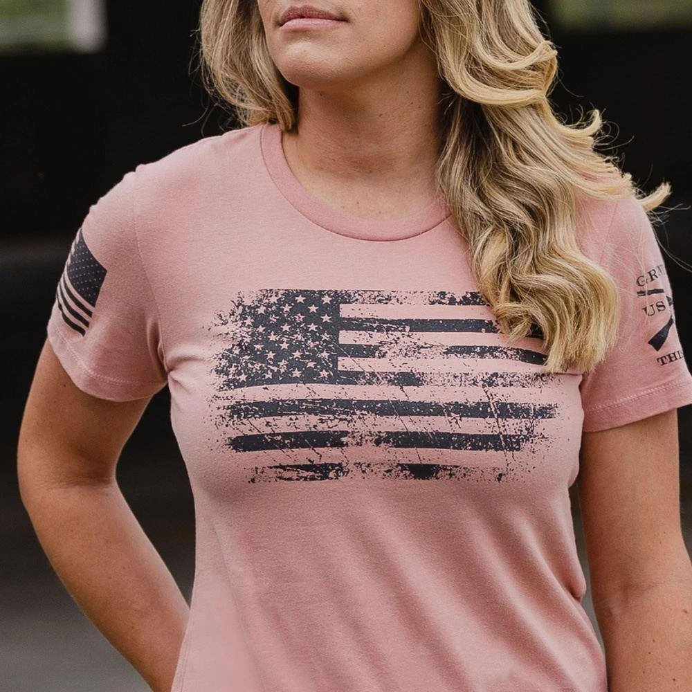 Women's Vintage American T-Shirt - Desert Pink - Image 2