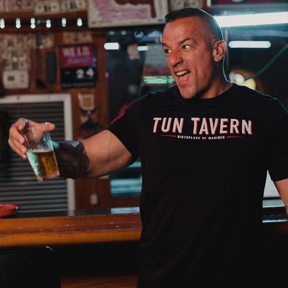 USMC - Tun Tavern - B.Y.O.G. T-Shirt - Black - Image 3