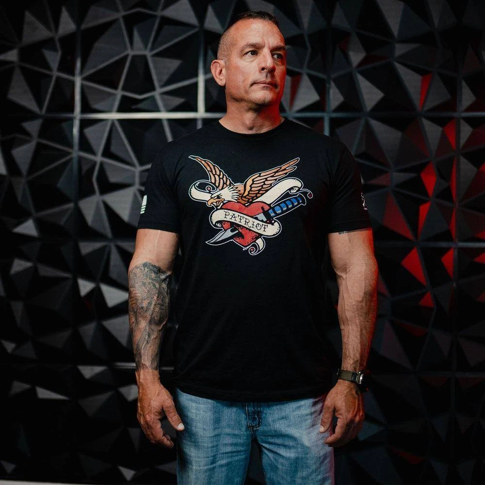 Patriot Ink T-Shirt - Black - Image 5