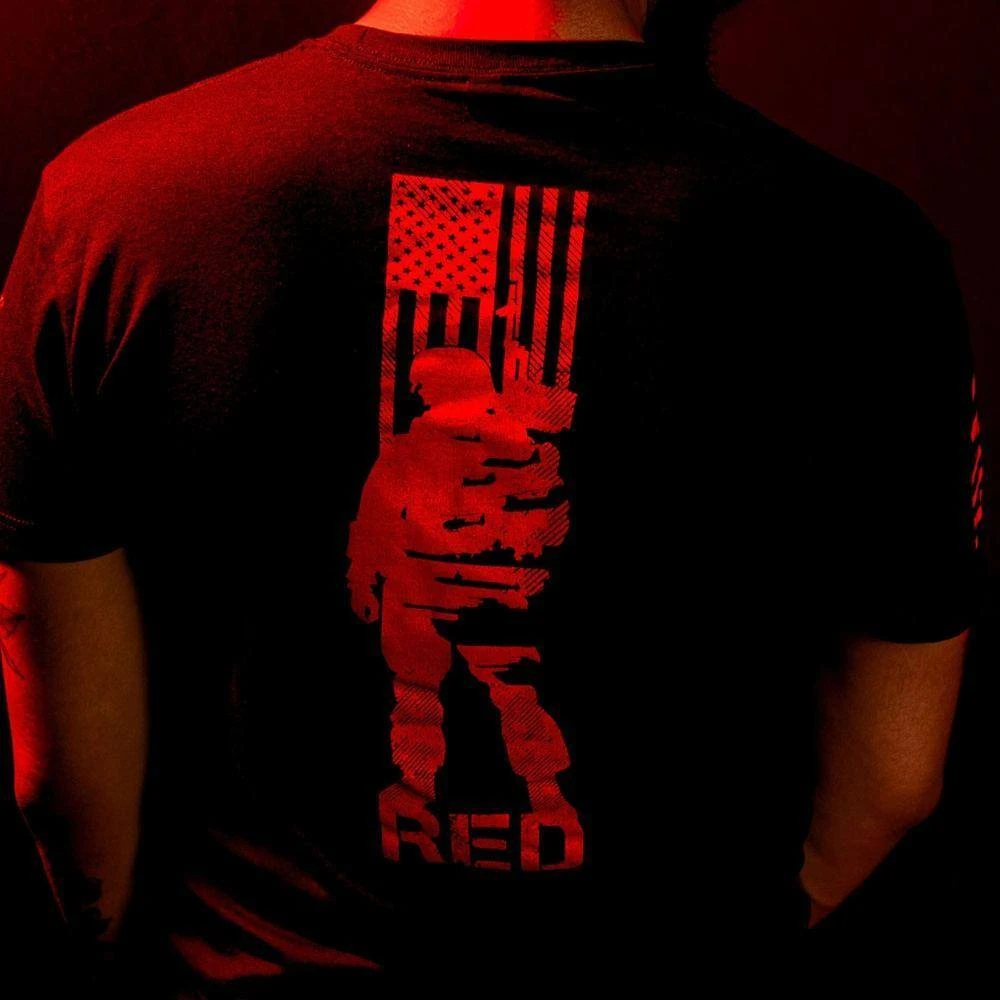 R.E.D. All Forces T-Shirt - Black - Image 2