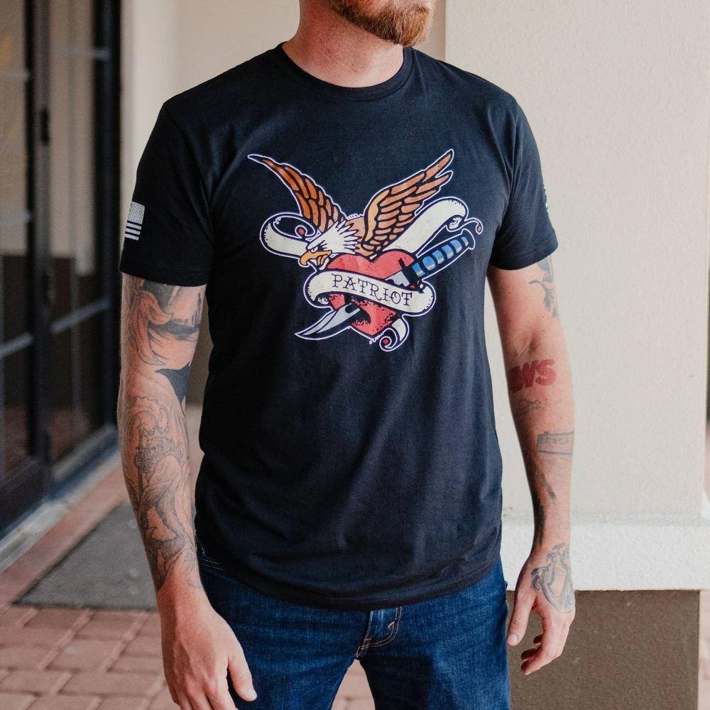 Patriot Ink T-Shirt - Black - Image 2