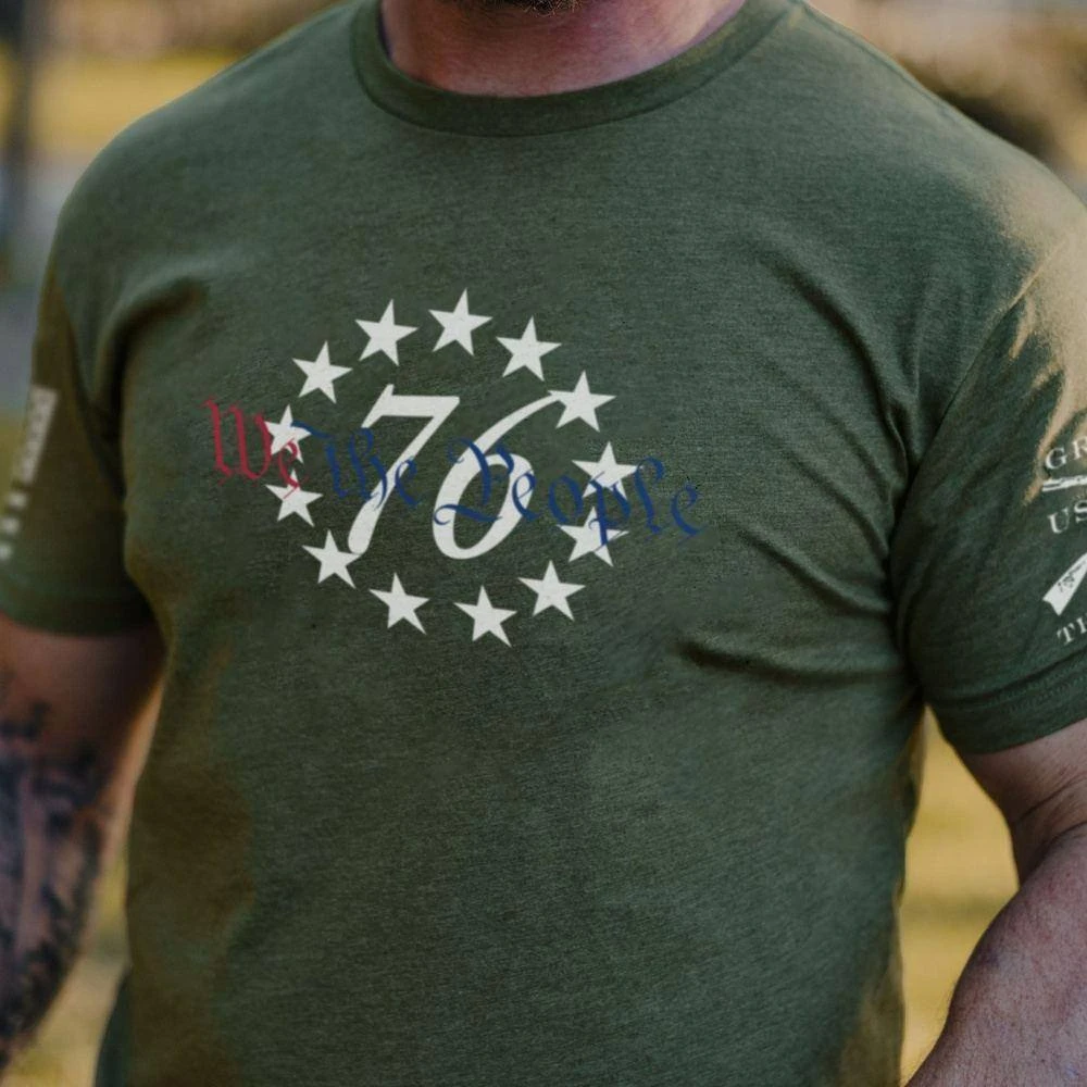 76 We The People T-Shirt - Military Green - Image 3