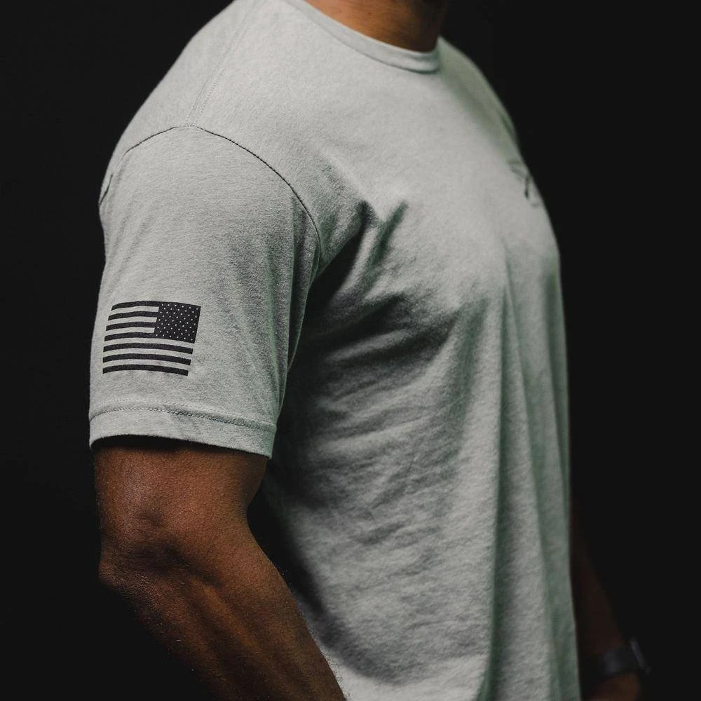 Don't Tread On Me 2A T-Shirt - Dark Heather Gray - Image 5