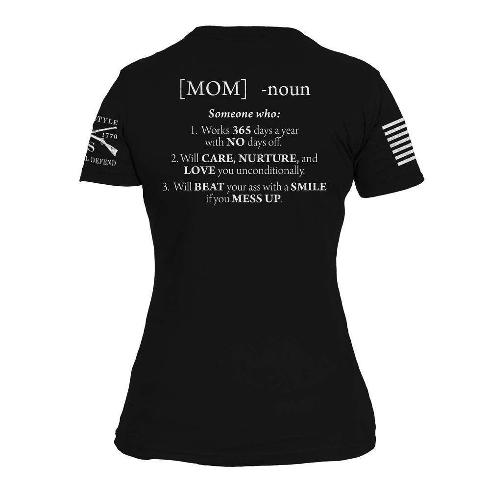 Women's Mom Defined T-Shirt - Black - Image 8