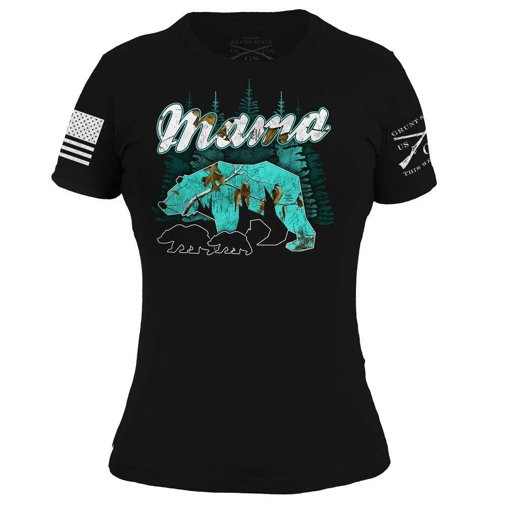 Women's Mama Bear T-Shirt - Realtree Xtra® Sea Glass - Image 2