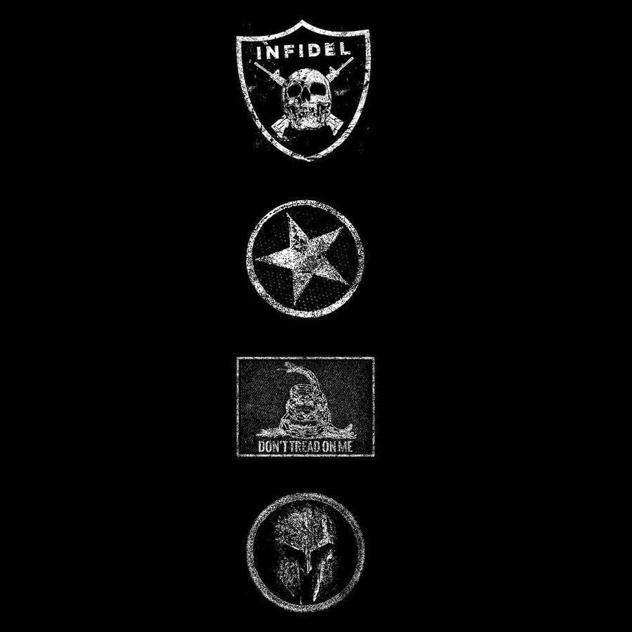 Grunt Style Patch Pullover Hoodie - Black - Image 9