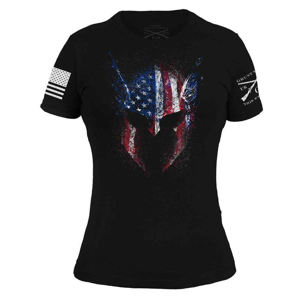 Women's American Valkyrie T-Shirt - Black - Image 2