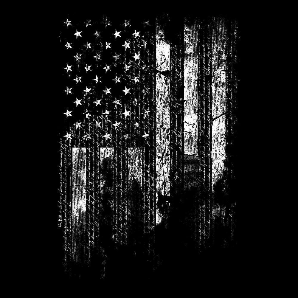 1776 Flag Hoodie - Black - Image 5