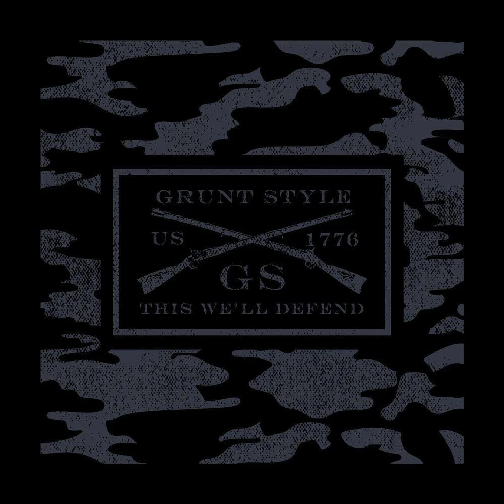 Women'sGrunt Style Logo Flowy Tank - Black Camo - Image 6