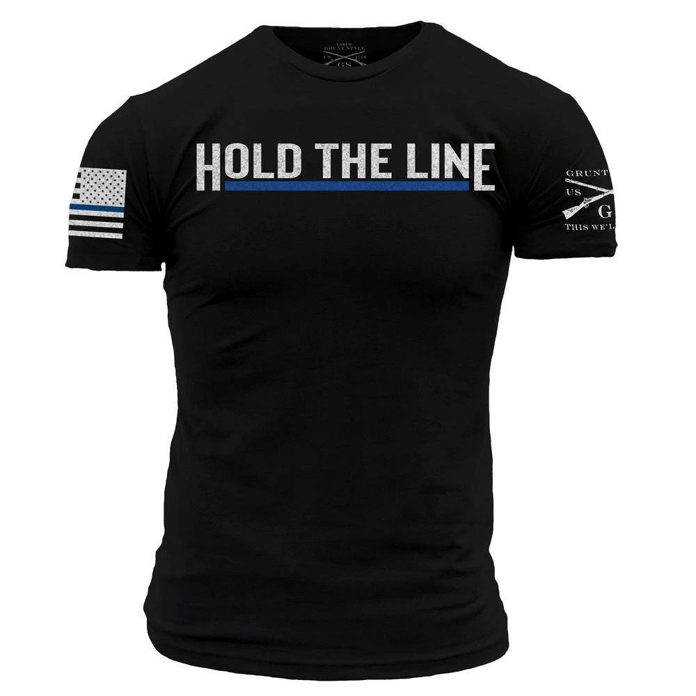 Hold The Line T-Shirt - Black