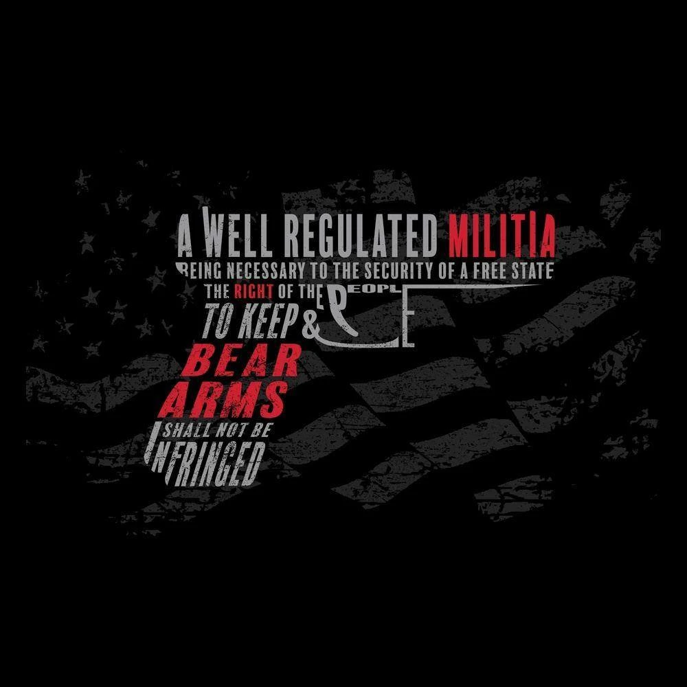 Women's Second Amendment Pistol V-Neck - Black - Image 5