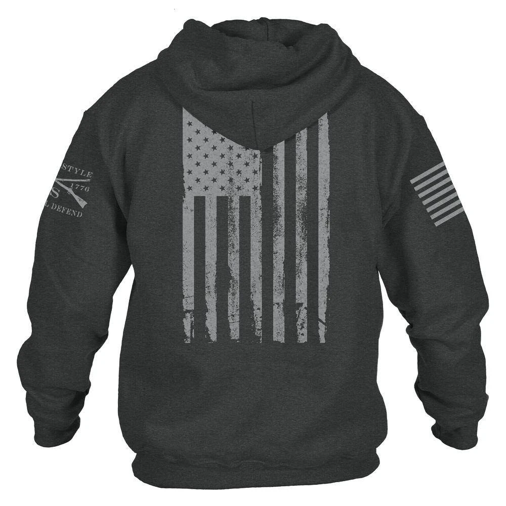 This We'll Defend Hoodie - Dark Heather - Image 8