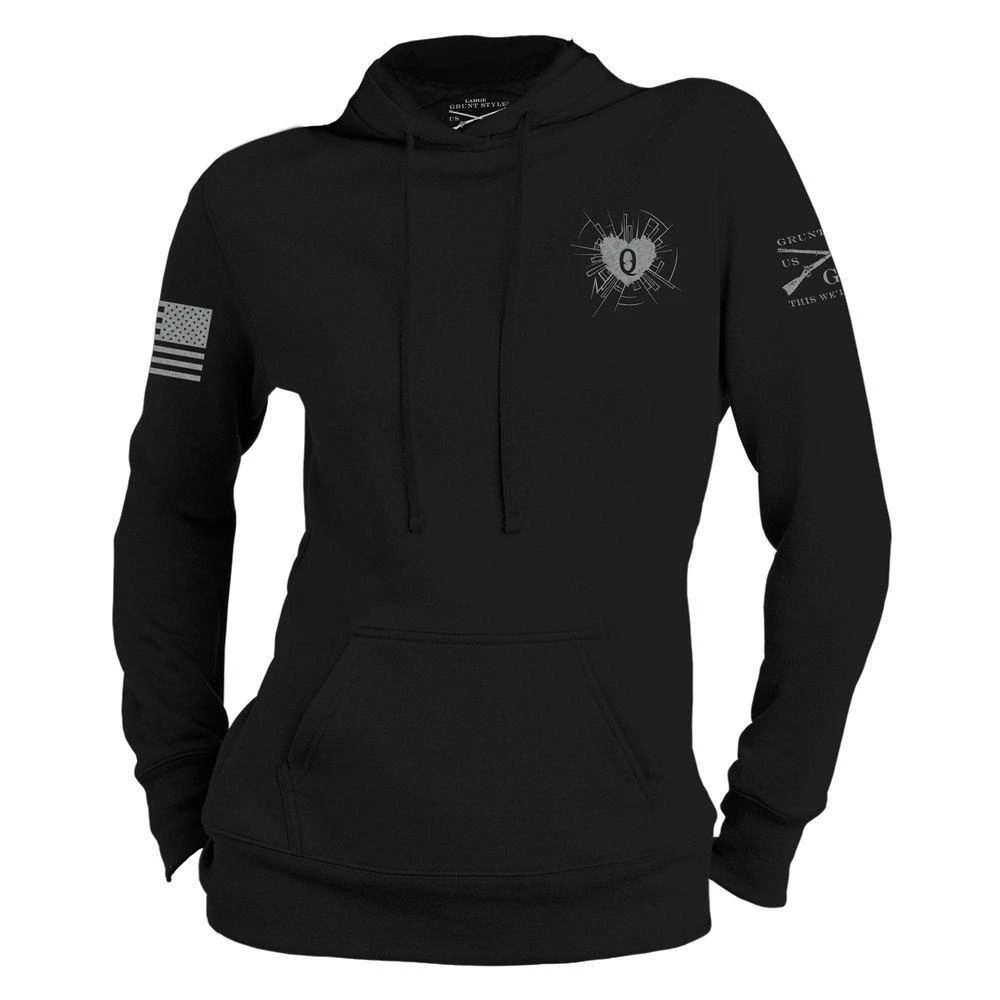 Women's Heart And Soul Of A Warrior Hoodie - Black - Image 7