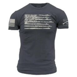 By Sea Flag T-Shirt - Dark Grey