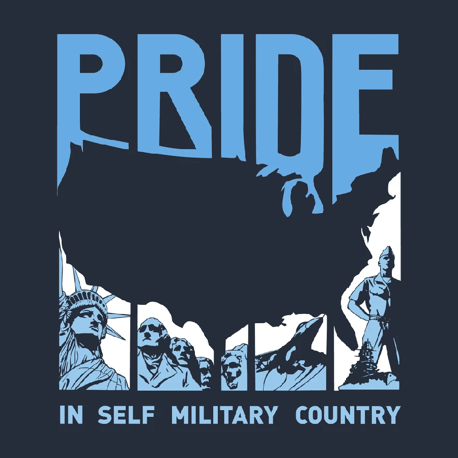 Land Of Liberty T-Shirt - Navy - Image 4