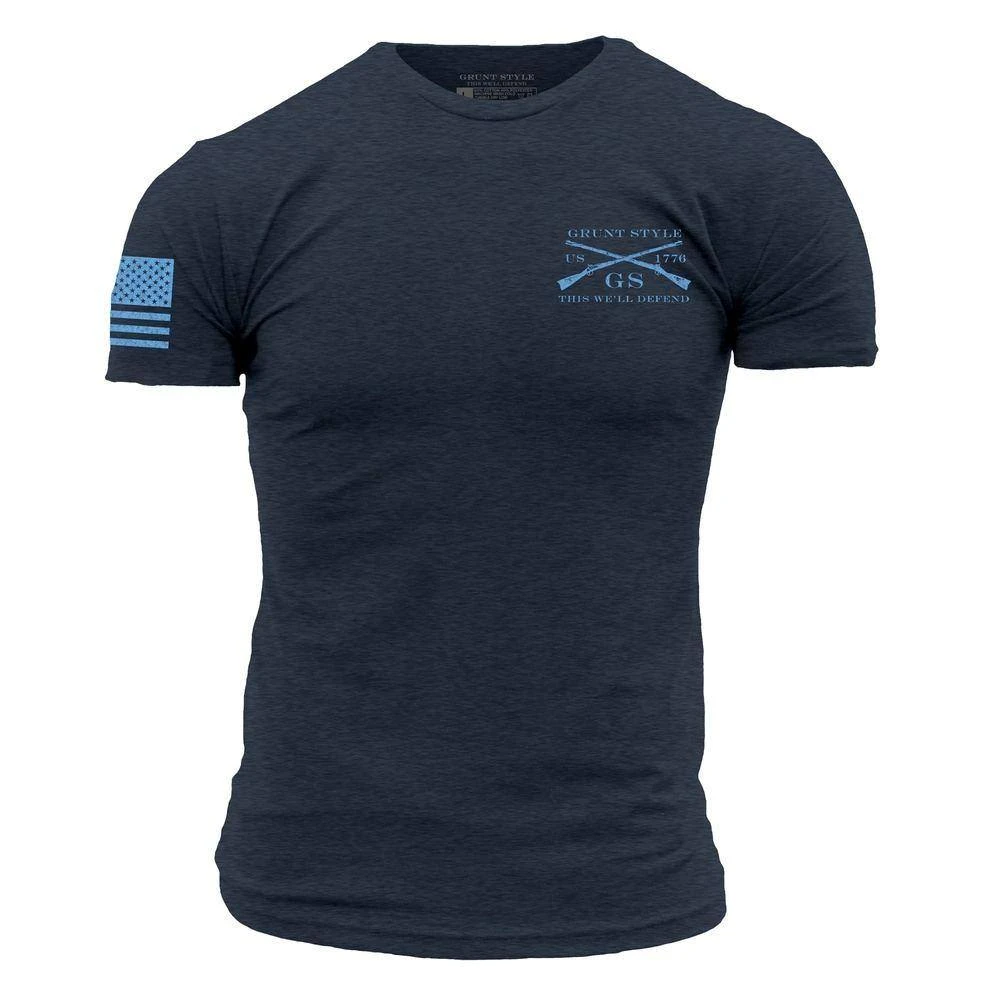 Land Of Liberty T-Shirt - Navy - Image 5