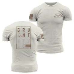 Stars And Stripes Logo T-Shirt - Sand