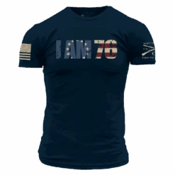 I AM 76 T-Shirt - Midnight Navy