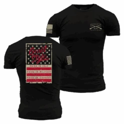Grunt Style Stars & Bars T-Shirt - Black
