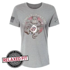 Women's I Don't F*cking Care Relaxed Fit T-Shirt - Athletic Heather