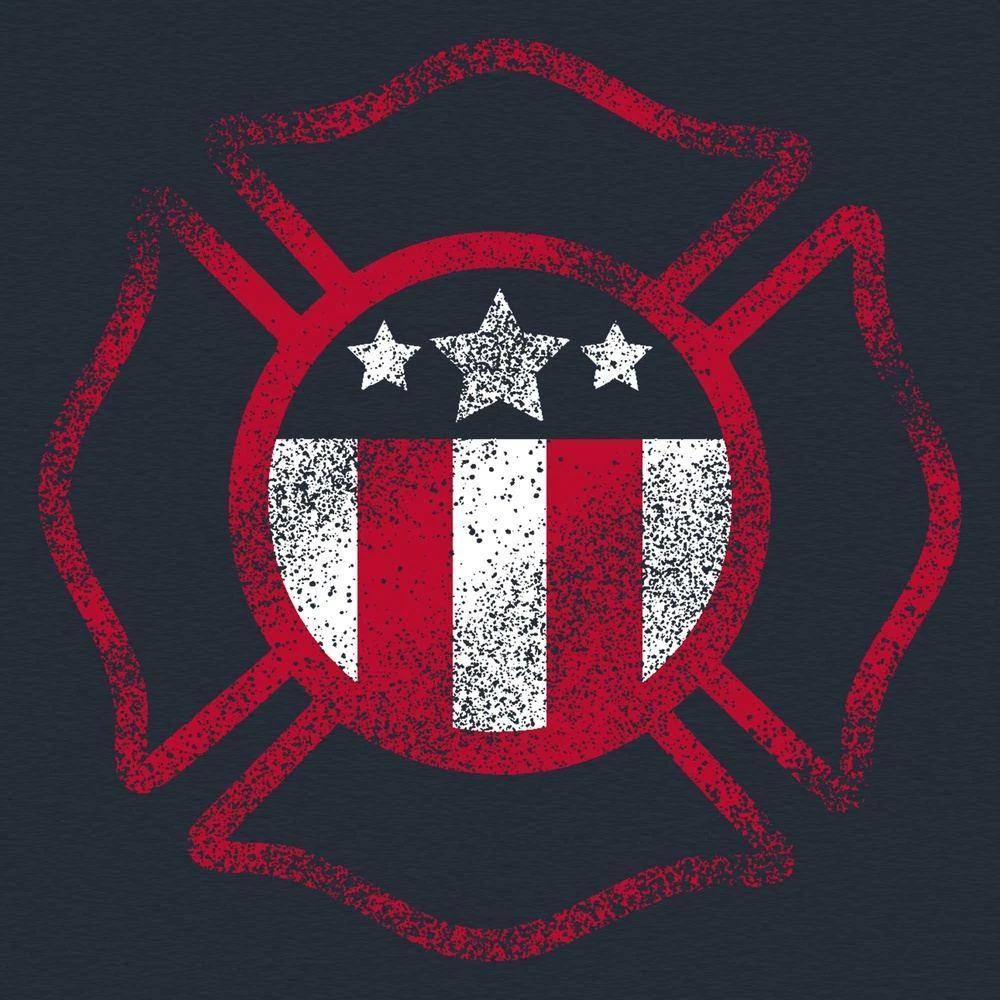 Red Line Crest T-Shirt - Midnight Navy - Image 5