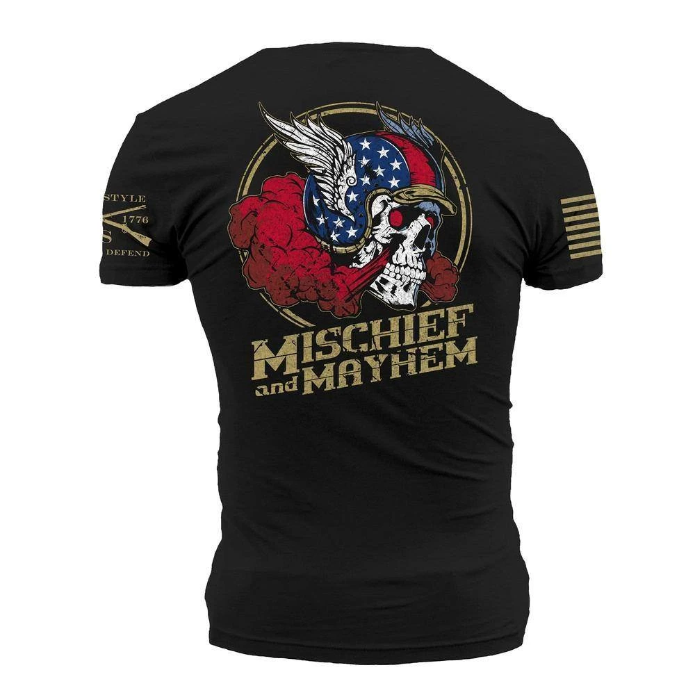 Mischief And Mayhem T-Shirt - Black - Image 7
