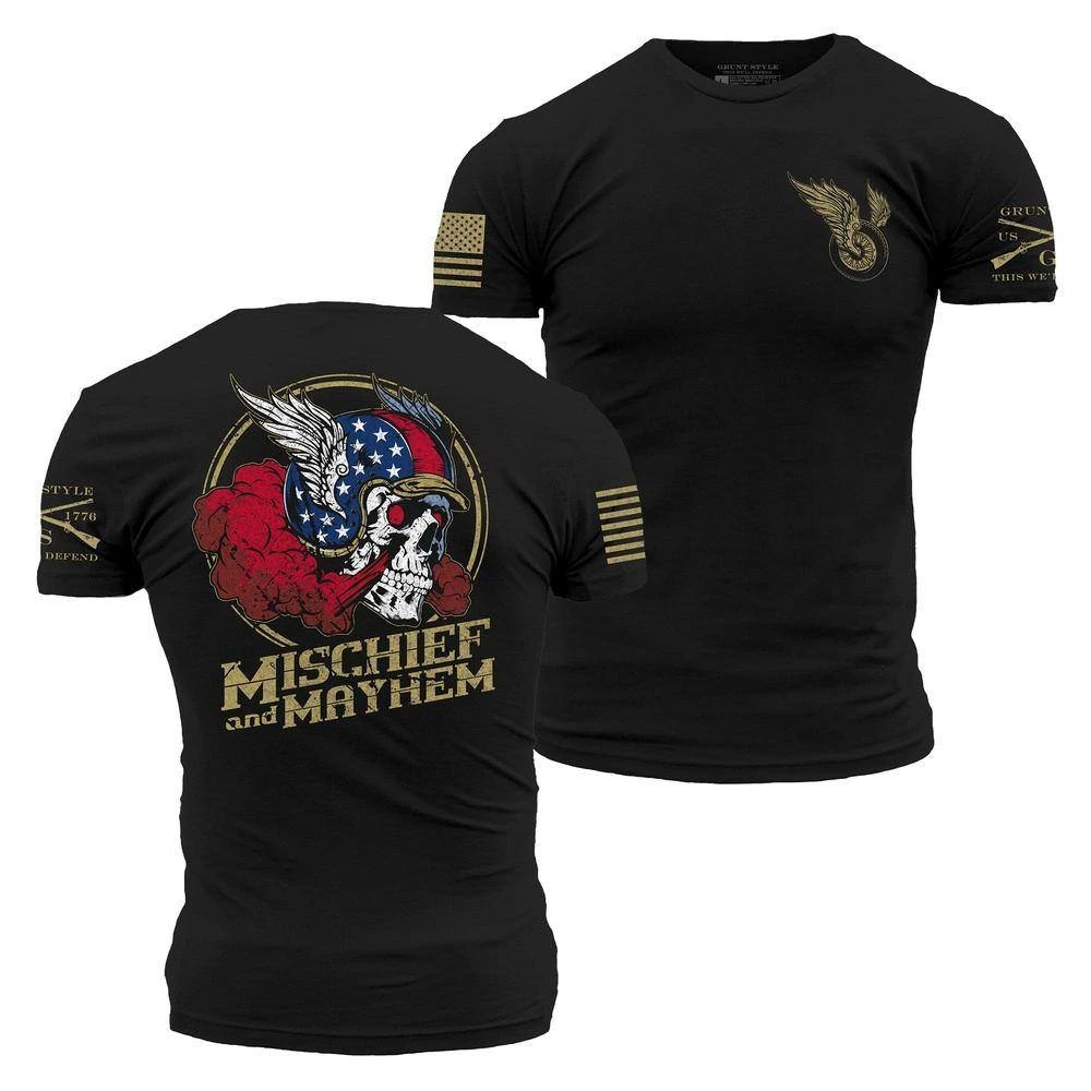 Mischief And Mayhem T-Shirt - Black