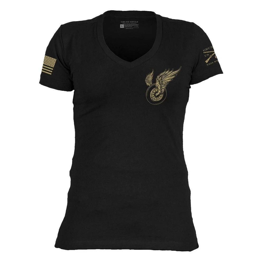 Women's Mischief And Mayhem V-Neck - Black - Image 6