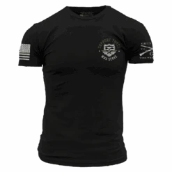 Support Those Who Serve Green Line T-Shirt - Black