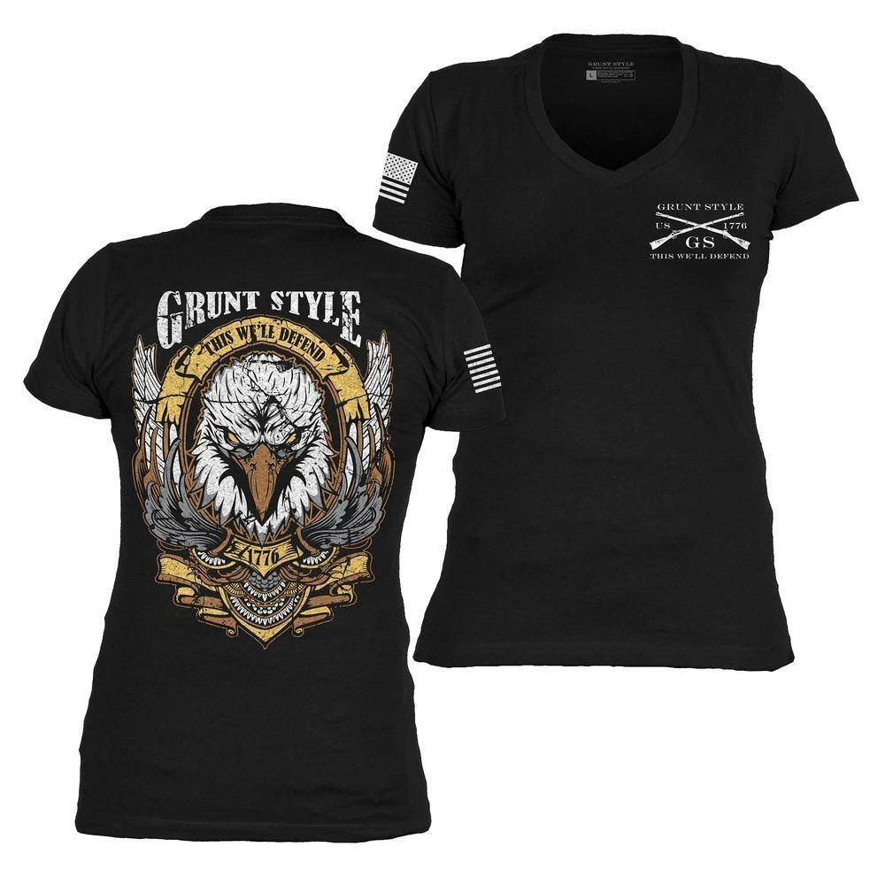 Women's Easy Rider V-Neck - Black - Image 2